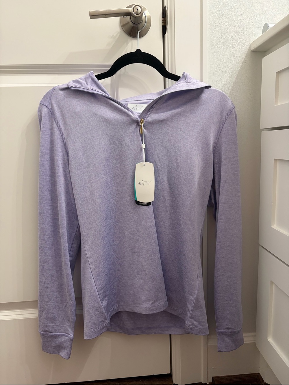 NWT Greg Norman Collection Lavender Quarter-Zip